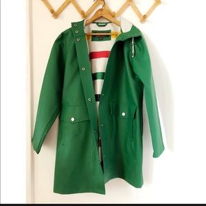 NWT Pendleton Astoria Raincoat Slicker S Green